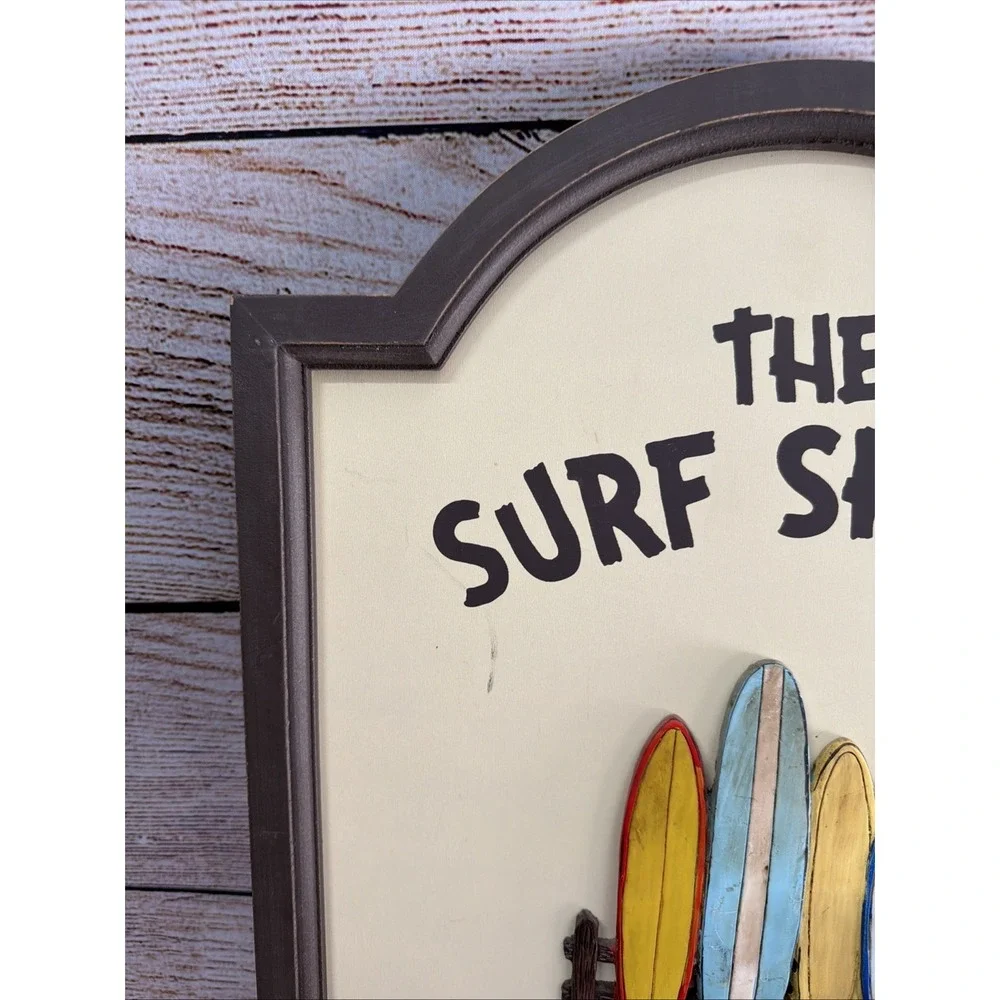 Surf Shack Wooden Bar Sign Wall Decor Beach Theme